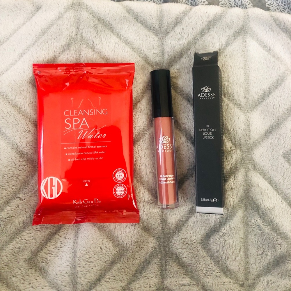 EDESSE LIPSTICK and KOH GEN DO spa cleansingwater